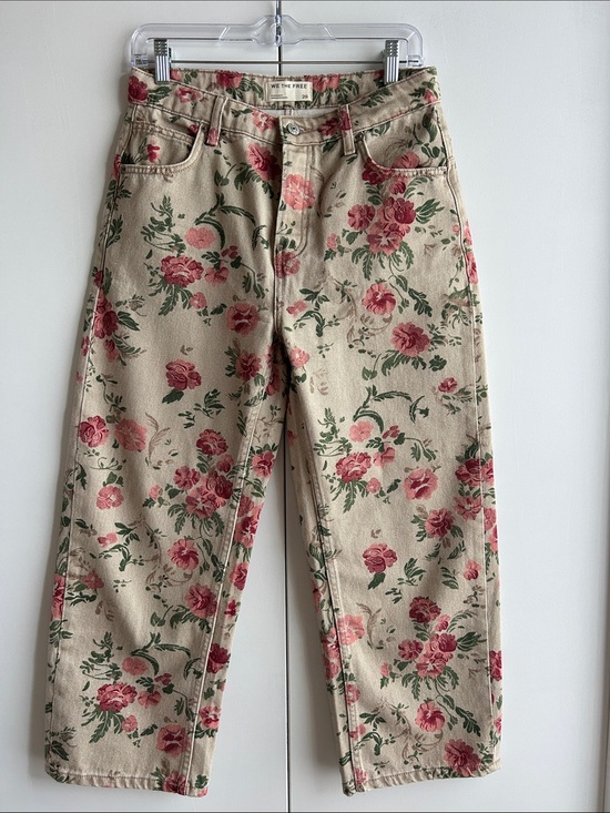 We The Free Denim - We The Free Deep Trance Floral Printed Jeans